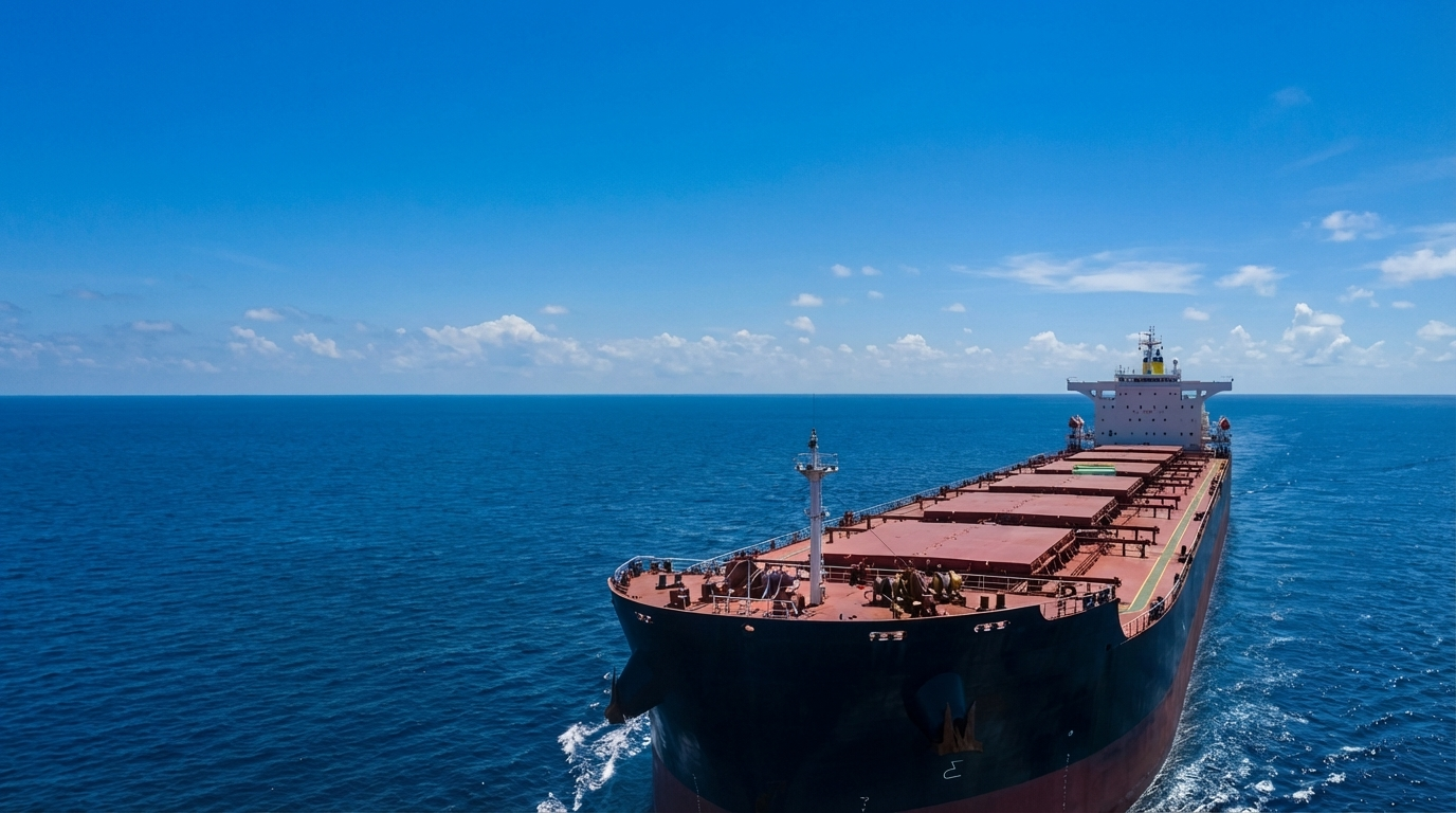 Bulker ship representing global reach